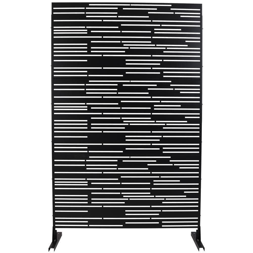 Zeus & Ruta H W Metal Privacy Screen Freestanding Decorative Privacy Screen for Balcony Panels) (1)
