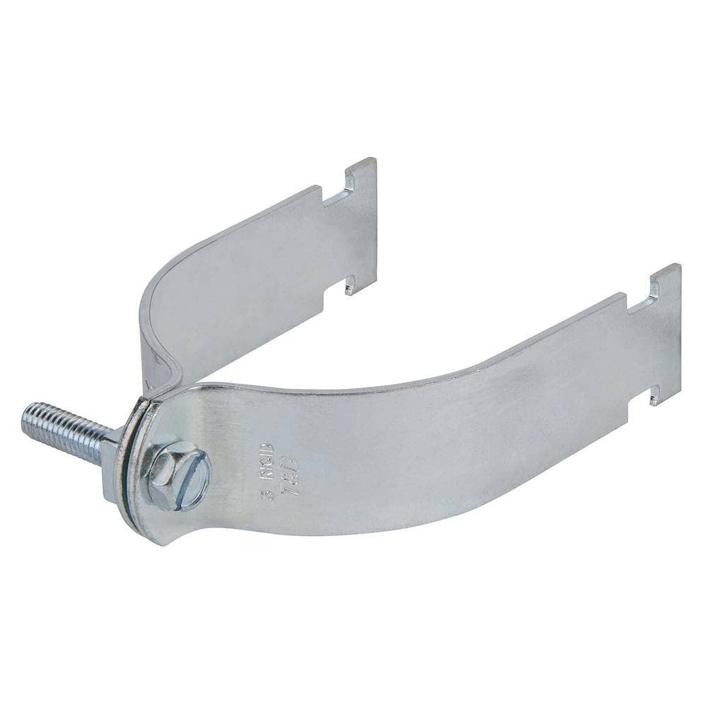 Superstrut 3 in. Pipe Strap - Silver Galvanized (Strut Fitting) (Z702 3EG-10) (3)