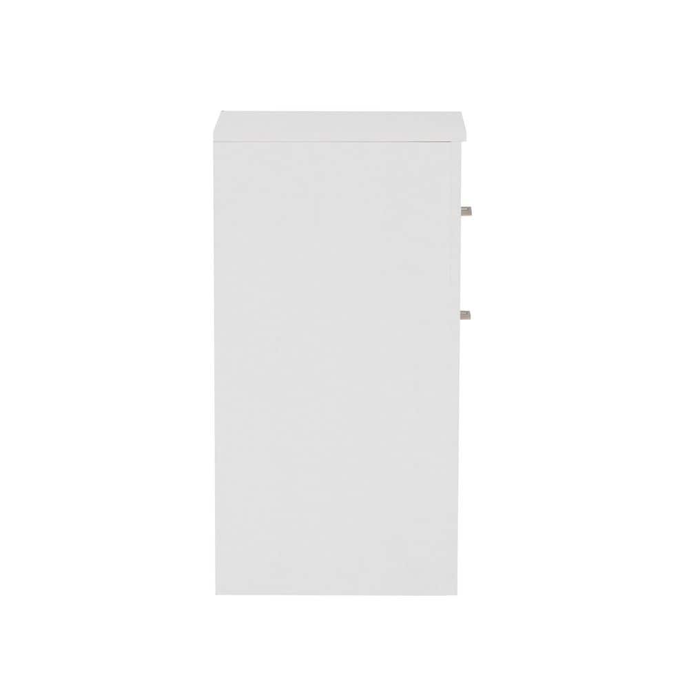 Linon Home Decor Burkett 12 in. W x 16.75 in. D x 32 in. H White Bath Small Linen Cabinet (3)