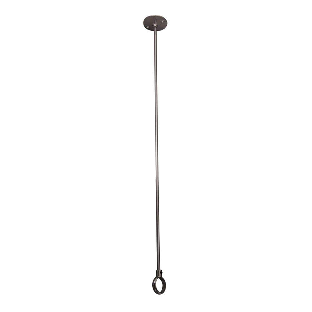 Barclay Products 48 in. Ceiling Support with Flange in Chrome