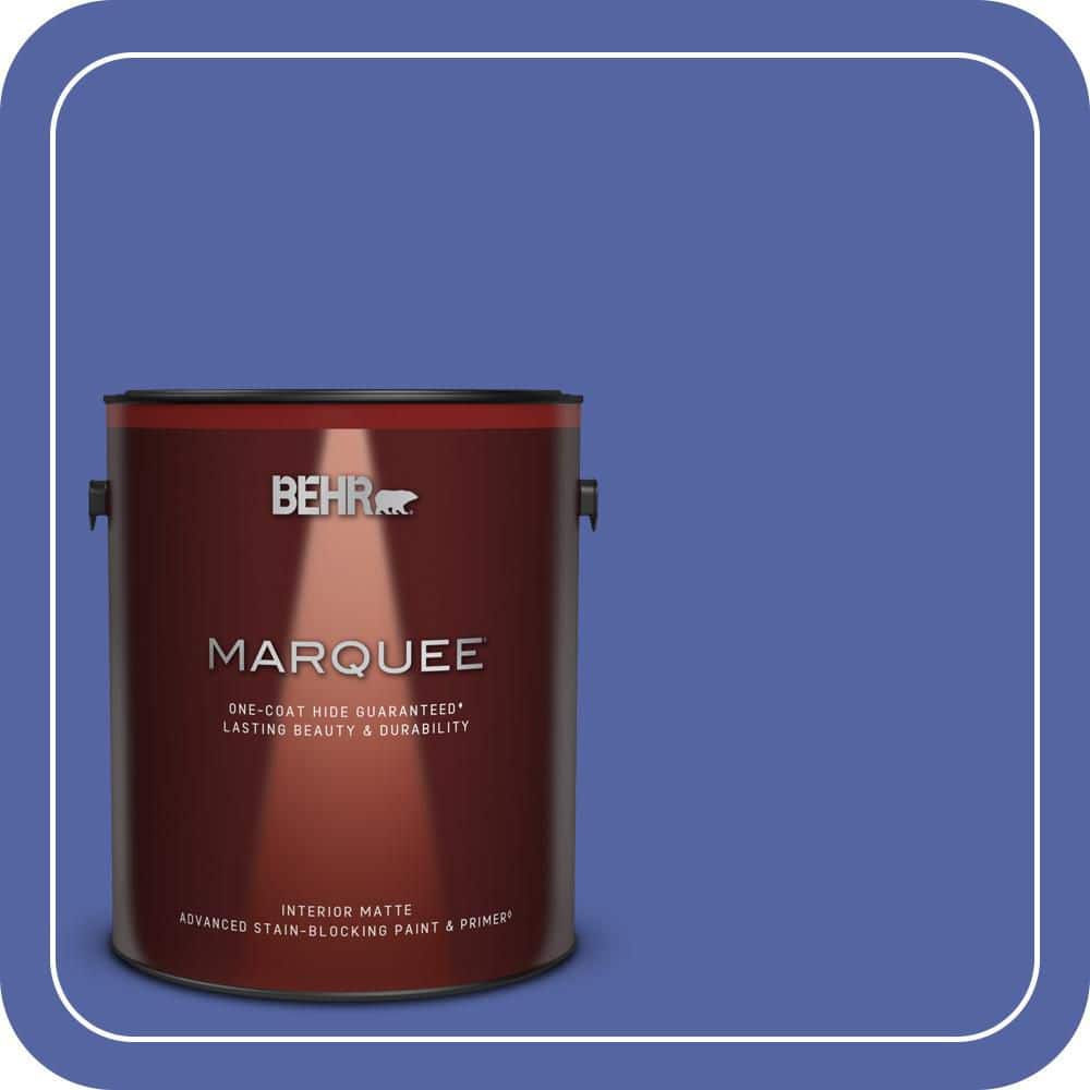 BEHR MARQUEE 1 gal. #T13-9 Electrify Matte Interior Paint & Primer