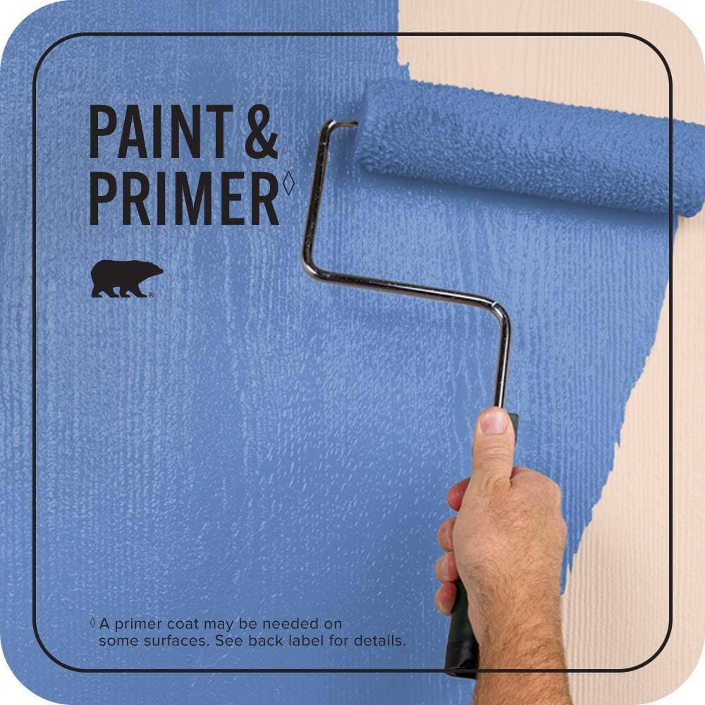 BEHR PREMIUM PLUS 1 qt. #P530-5 Integrity Satin Enamel Exterior Paint & Primer (3)