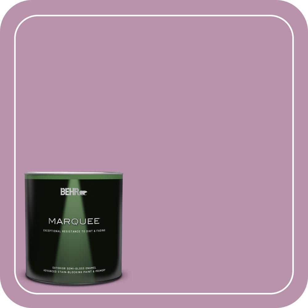 BEHR MARQUEE 1 qt. #680D-5 Bed of Roses Semi-Gloss Enamel Exterior Paint & Primer