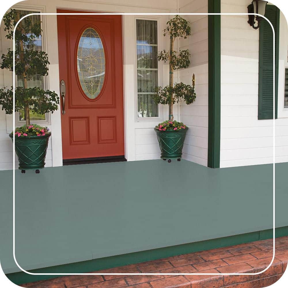 BEHR PREMIUM #PPU12-04 Low-Lustre Enamel Interior/Exterior Porch and Patio Floor Paint (2)