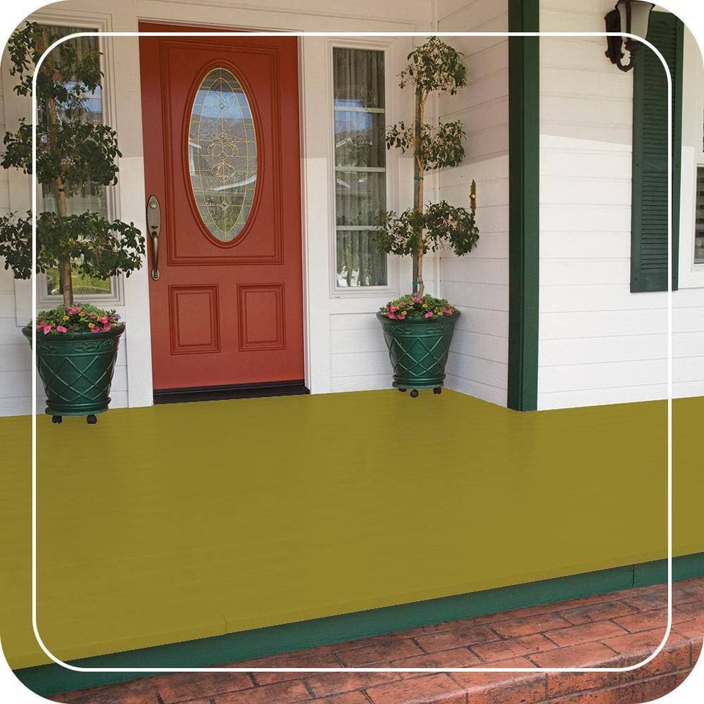 BEHR PREMIUM #P330-7 Low-Lustre Enamel Interior/Exterior Porch and Patio Floor Paint (2)