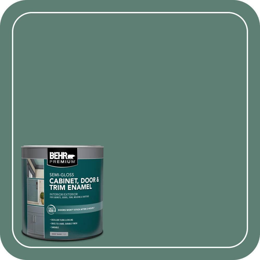 BEHR PREMIUM 1 qt. #M440-6 Trellis Vine Semi-Gloss Enamel Interior/Exterior Cabinet, Door & Trim Paint