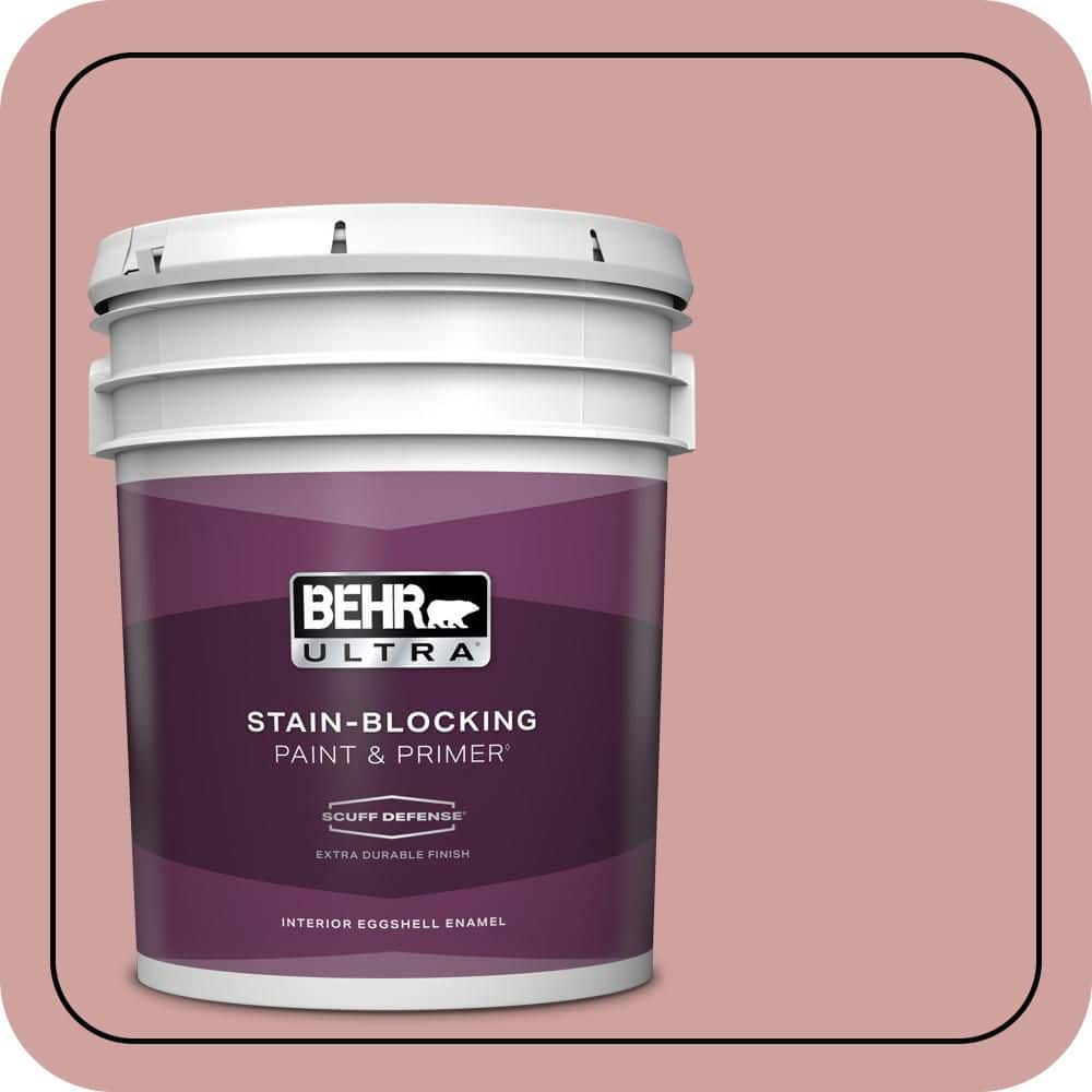 BEHR ULTRA 5 gal. #S150-3 Rose Pottery Extra Durable Eggshell Enamel Interior Paint & Primer