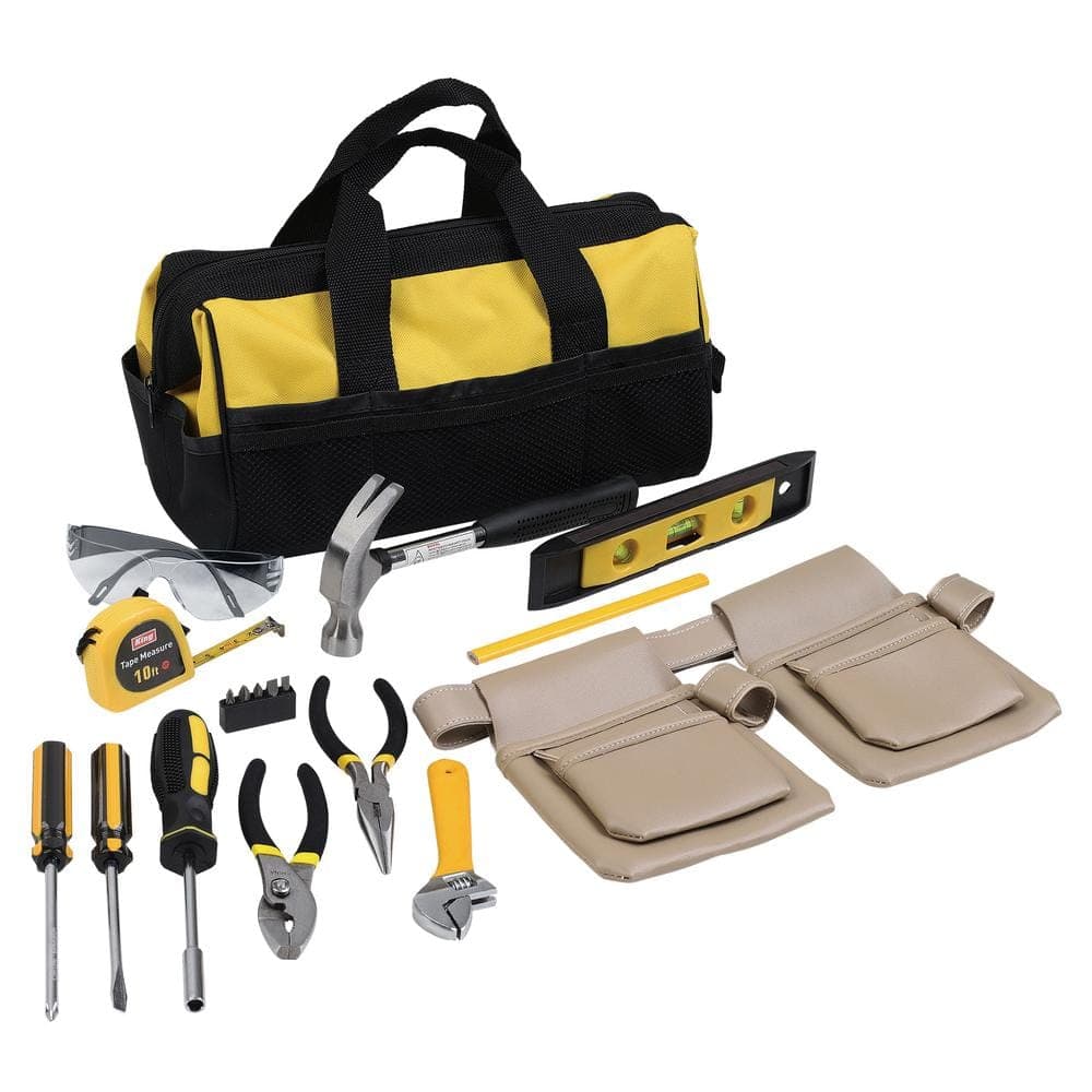 KING Home Tool Kit (My First Tool Set) (18-Piece Set) (2)