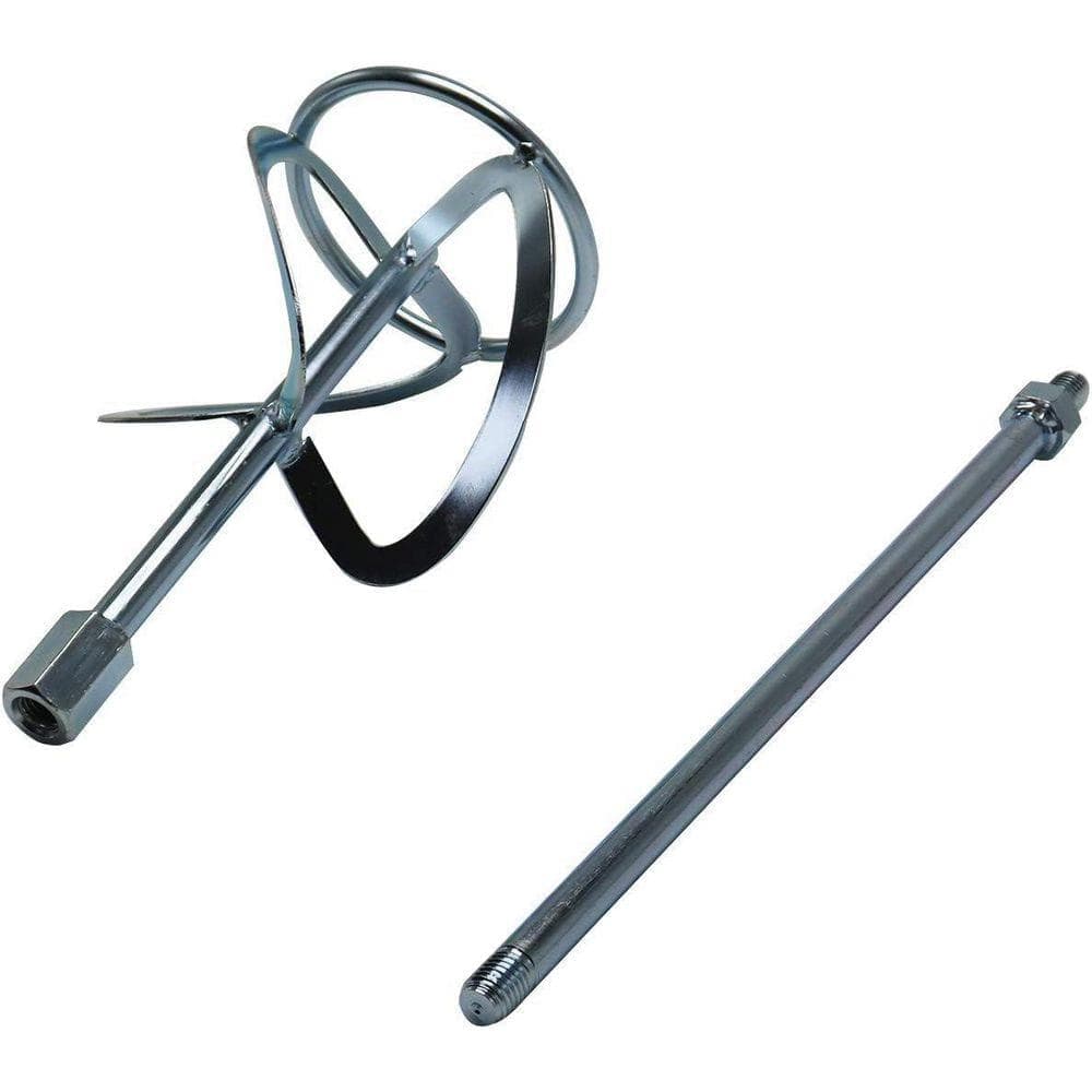 KIWDZFU 24 in. Concrete Mixing S-Spiral Head Mixer Drill Bit Accessories (3)