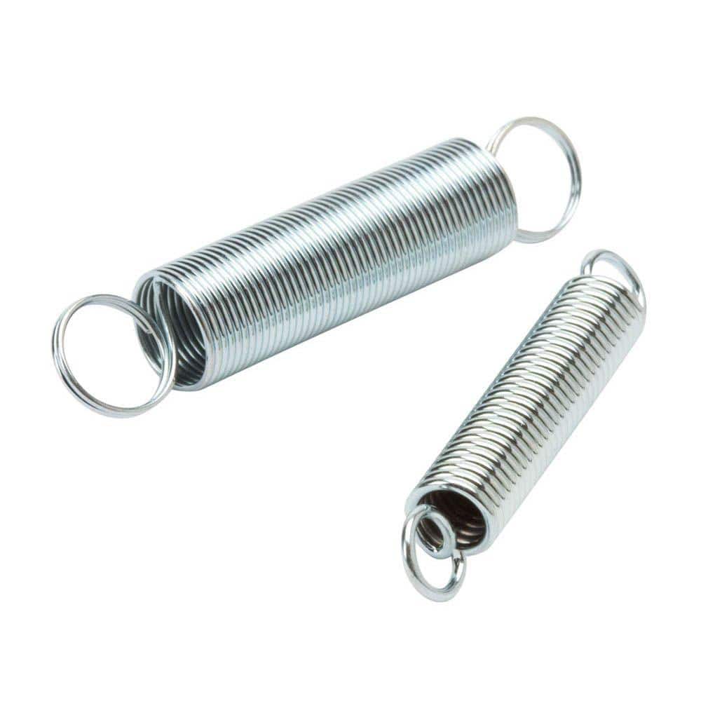 Everbilt (4-Pack) 1/4 in. x 1-1/2 in. and 11/32 in. x 1-7/8 in. Zinc-Plated Extension Spring