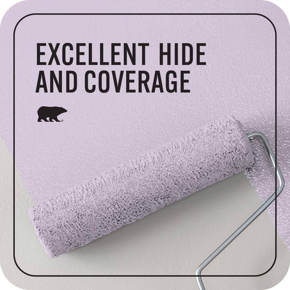 BEHR PREMIUM PLUS #660C-2 Violet Mist Enamel & Primer Color Sample (4)