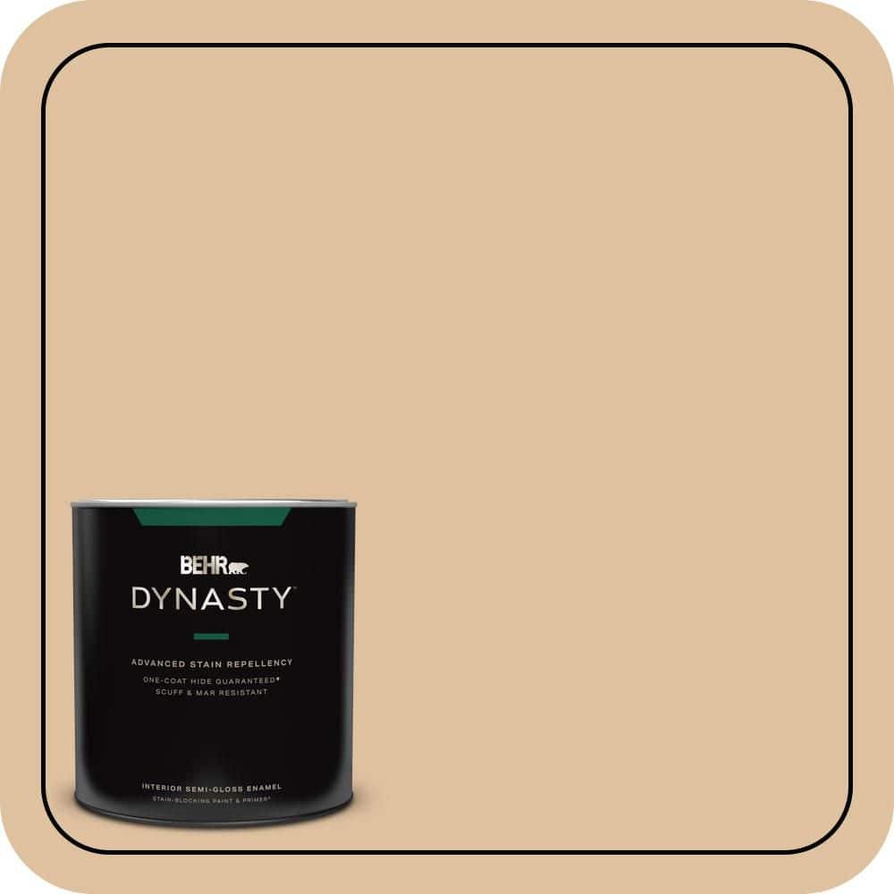 BEHR DYNASTY 1 qt. #S290-3 Slender Reed Semi-Gloss Enamel Interior Stain-Blocking Paint and Primer