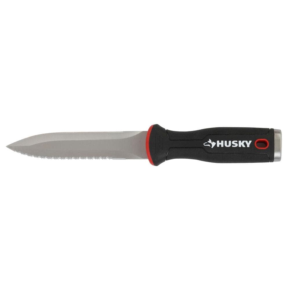 Husky Duct Knife with 5.6 in. Serrated Edge