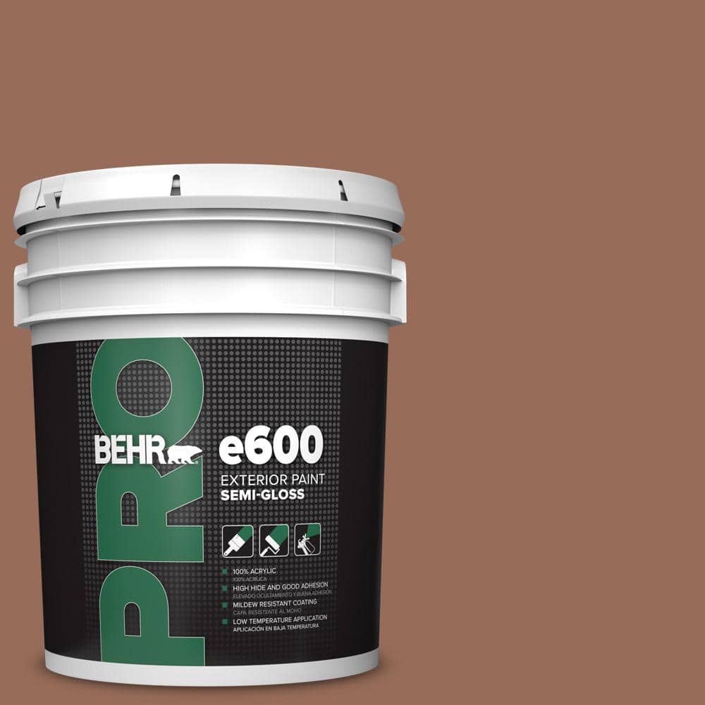 BEHR PRO 5 gal. #S200-6 Timeless Copper Semi-Gloss Exterior Paint