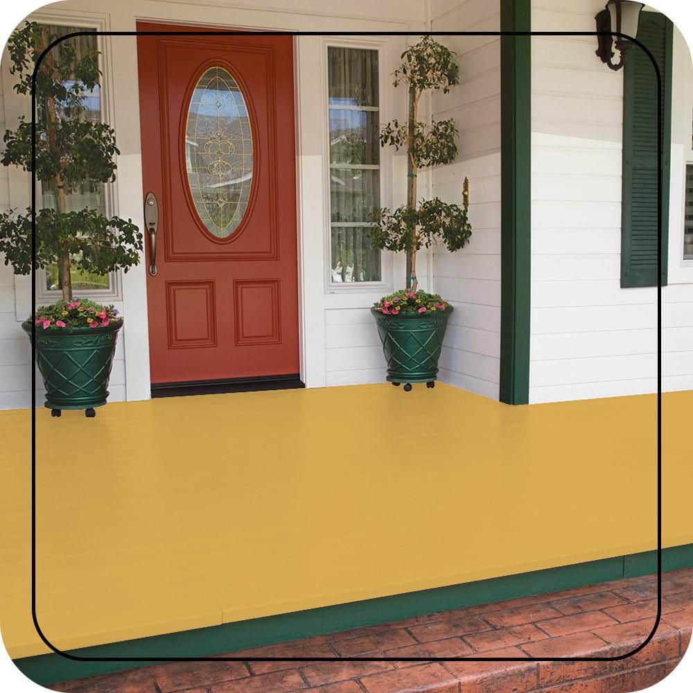 BEHR PREMIUM #P260-6 Low-Lustre Enamel Interior/Exterior Porch and Patio Floor Paint (2)