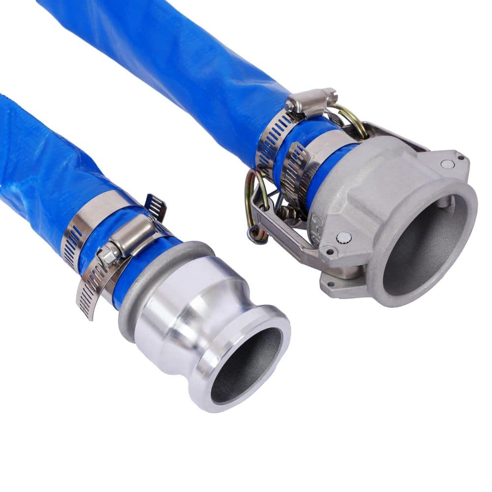 Unbranded 2"x50Ft Pool Backwash Hose, PVC Lay Flat Pump for Swimming Drain Pools and Clean Filters Sewage/Effluent Accessory (3)