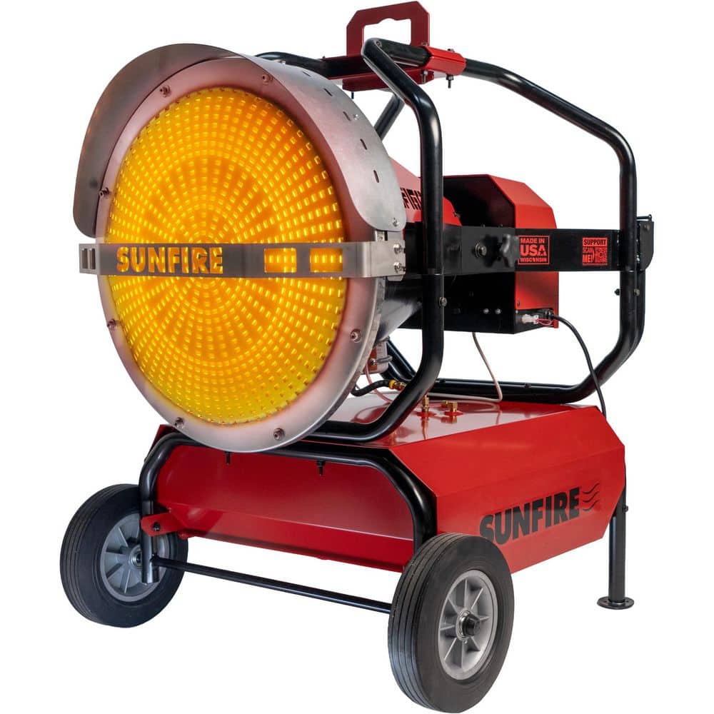 SUNFIRE SF160 160,000-BTU Diesel/Kerosene Radiant Space Heater with Frigid Quick Fire Technology and Thermostat Included