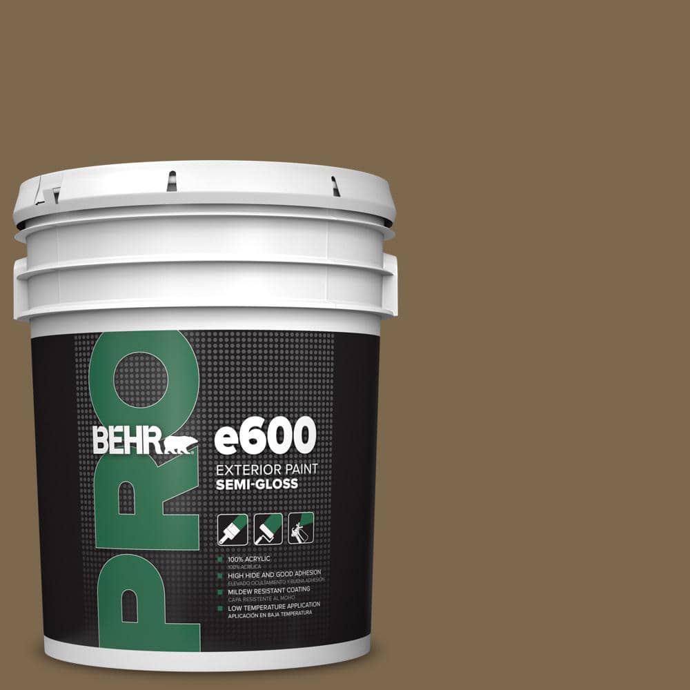 BEHR PRO 5 gal. #T14-6 Boho Semi-Gloss Exterior Paint