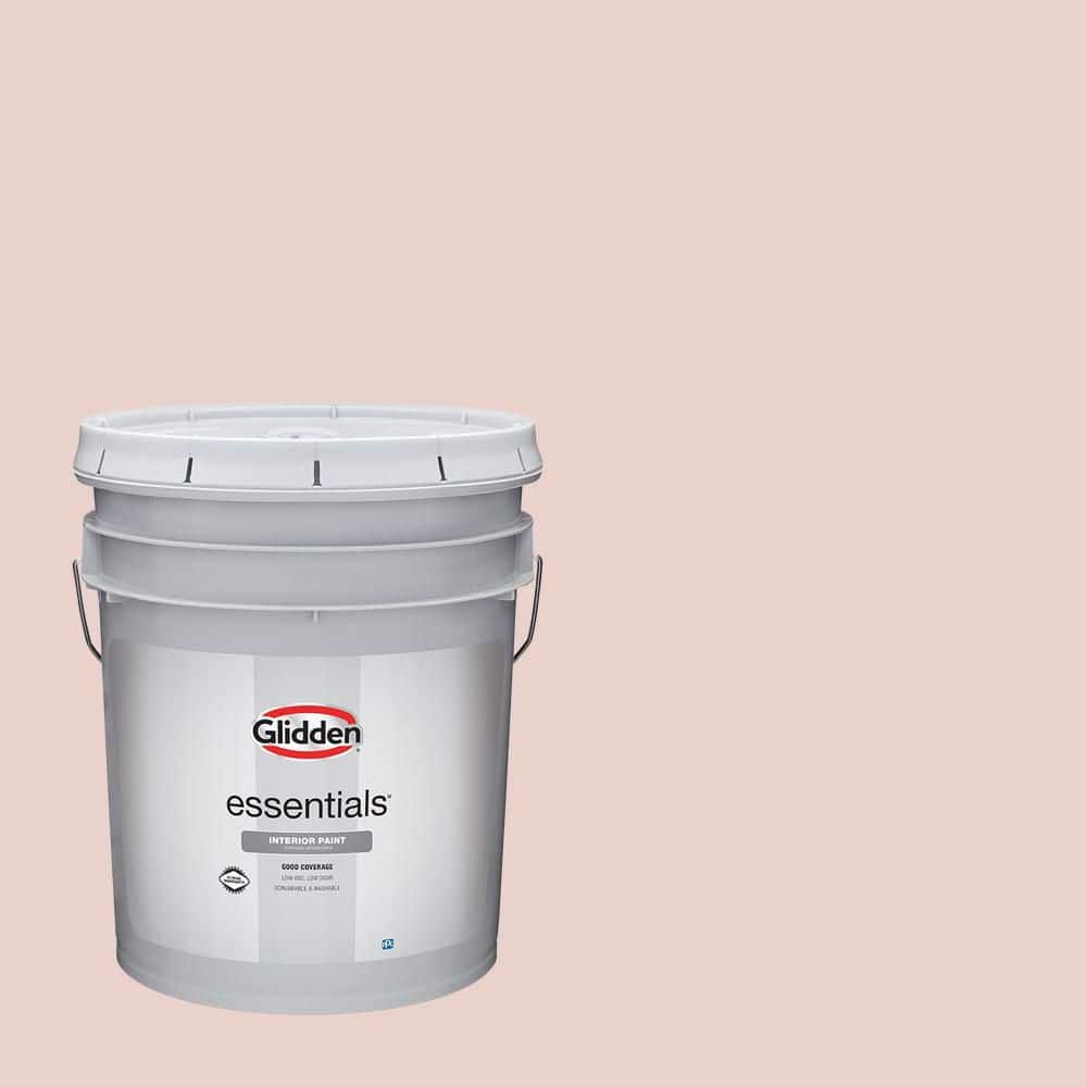 Glidden Essentials 5 gal. PPG1059-2 Birthday Cake Semi-Gloss Interior Paint