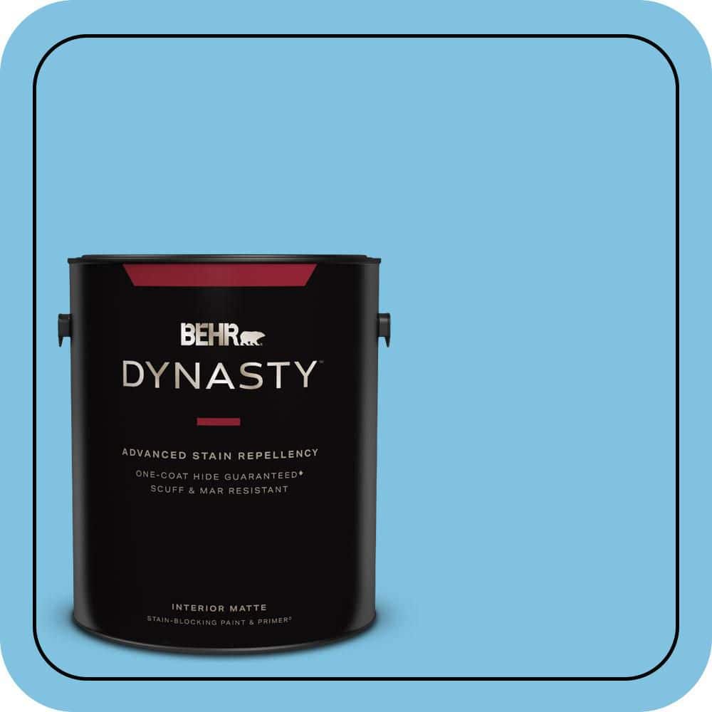 BEHR DYNASTY 1 gal. #540B-4 Horizon Haze Matte Interior Stain-Blocking Paint & Primer