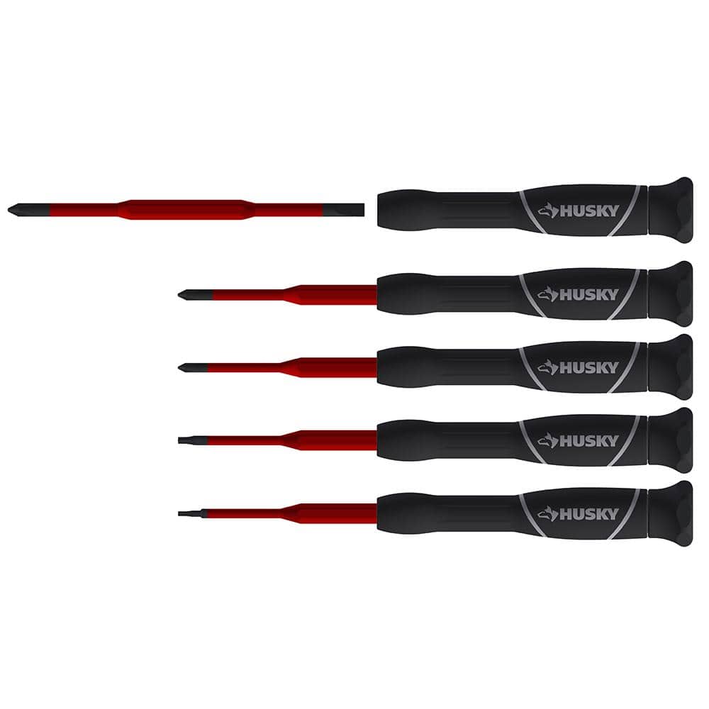 Husky Insulated Precision Screwdriver Set (5-Piece) (3)