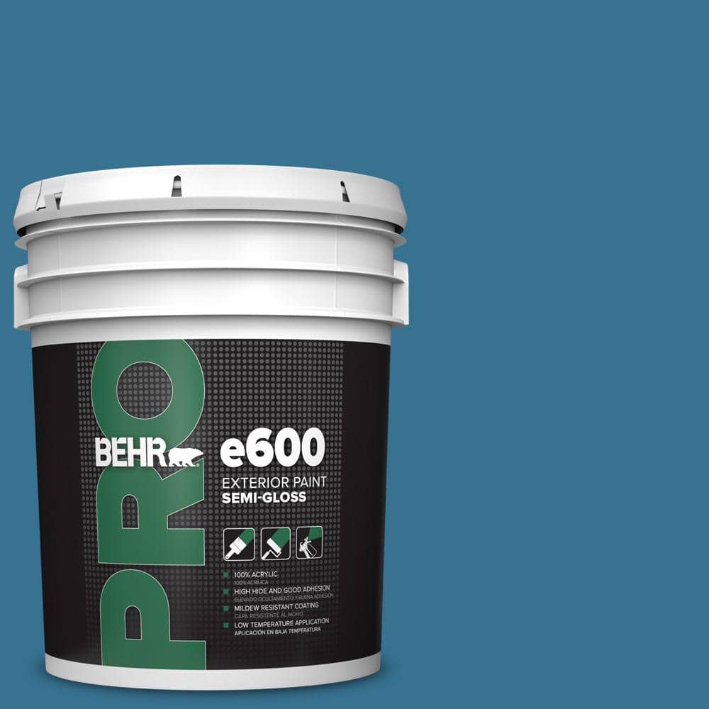 BEHR PRO 5 gal. #T18-14 Soul Search Semi-Gloss Exterior Paint