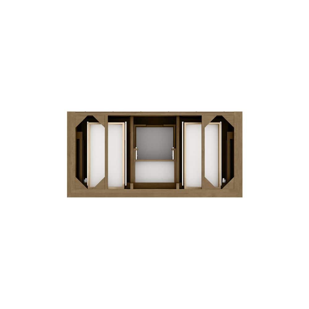 James Martin Vanities Brookfield 47.8 in. W x 23.4 in. D x 34.8 in. H Single Bath Vanity Cabinet Without Top in Honey Oak (2)