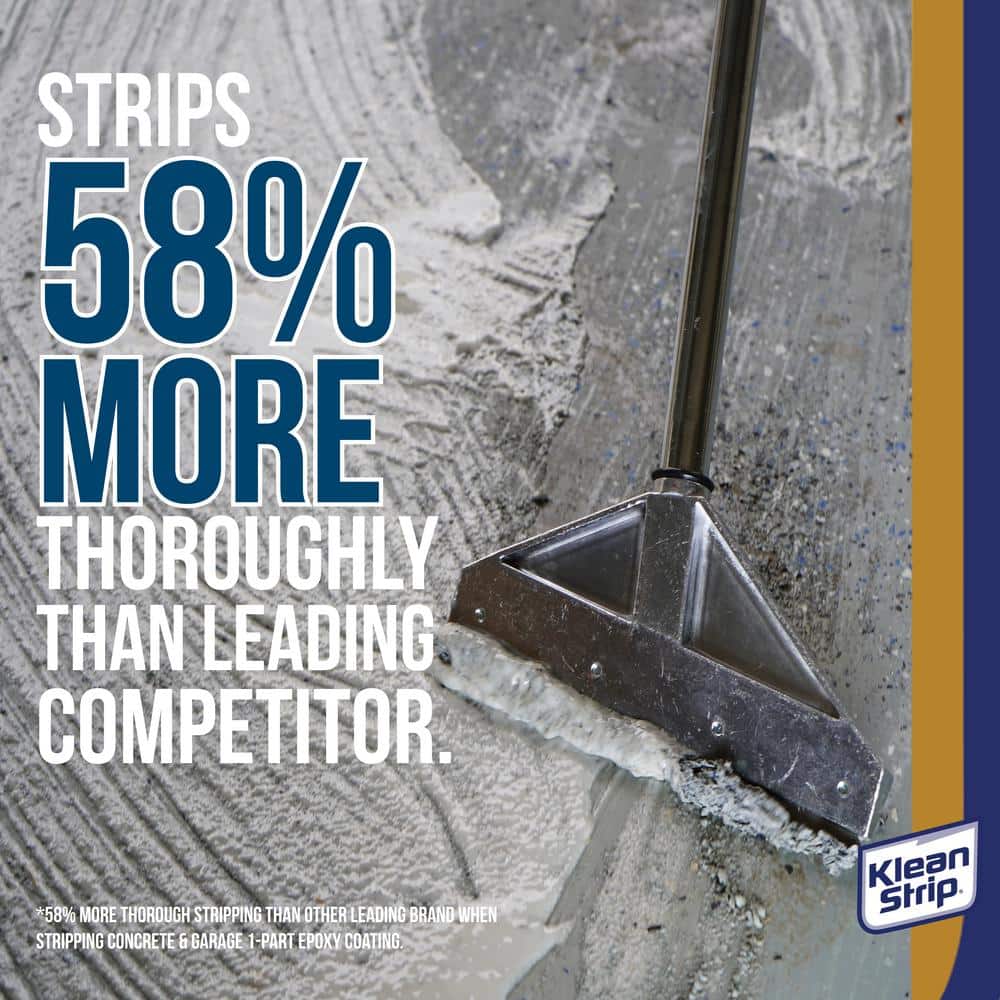 Klean-Strip 1 Gal. Liquid Concrete Stripper for Stripping Paint, Epoxy, Stains and Sealers from Concrete Surfaces (1-Pack) (2)