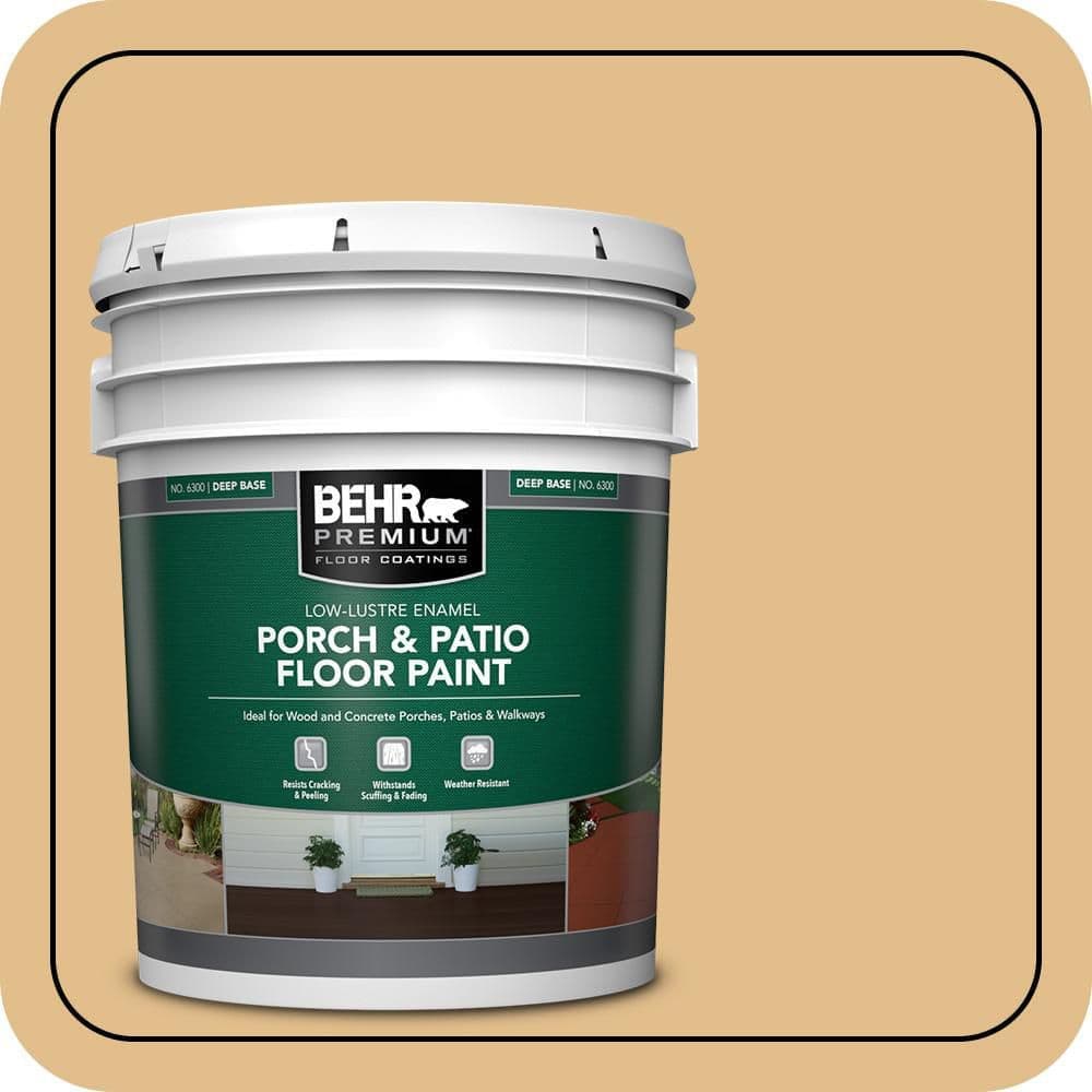 BEHR PREMIUM #330D-4 Low-Lustre Enamel Interior/Exterior Porch and Patio Floor Paint (1)