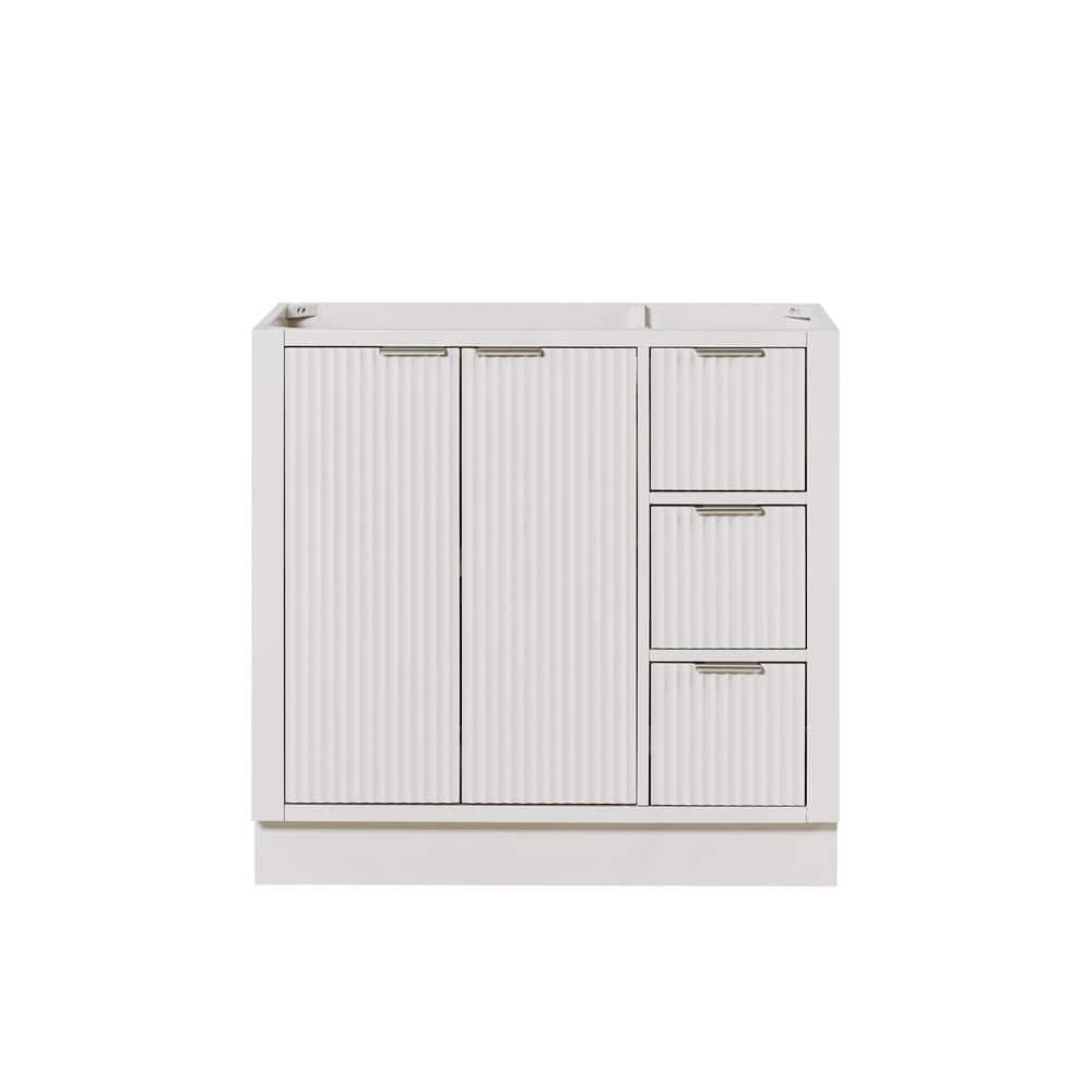 ARIEL Milan Freestanding Bathroom Vanity Cabinet without Top (Assembled) (1)