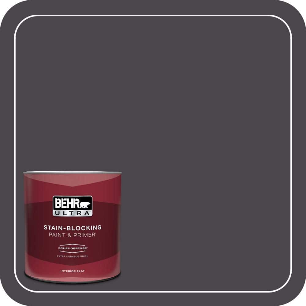 BEHR ULTRA 1 qt. #N550-7 Catwalk Extra Durable Flat Interior Paint & Primer (1)