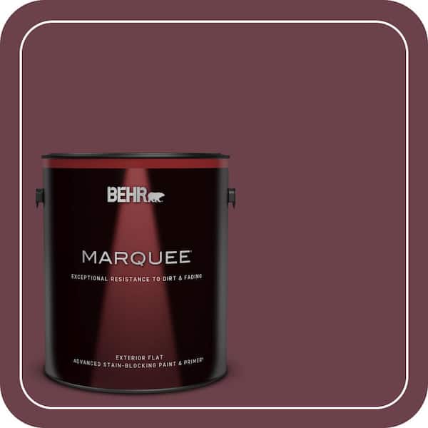 BEHR PREMIUM PLUS #110D-7 Vin Rouge Enamel Low Odor & Primer (4)