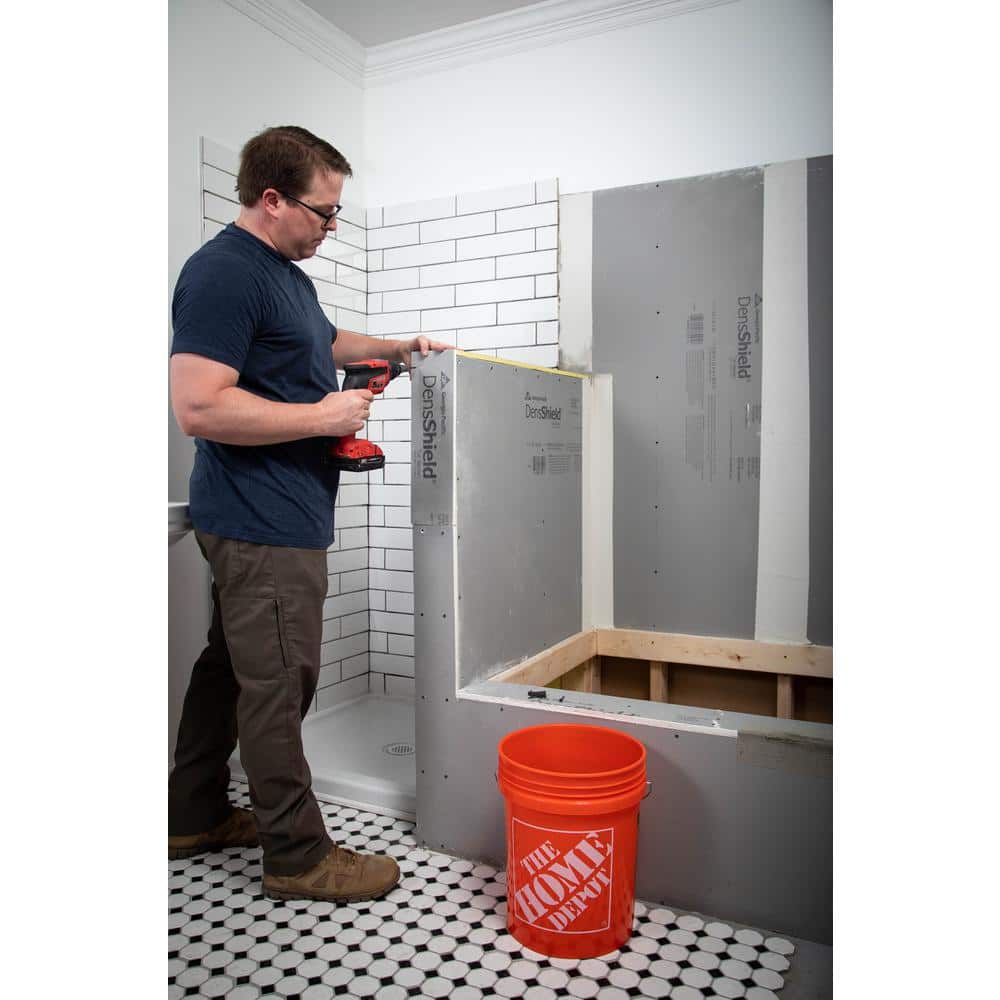 DensShield 1/2 in. 4 ft. 8 ft. Tile Backer (4)