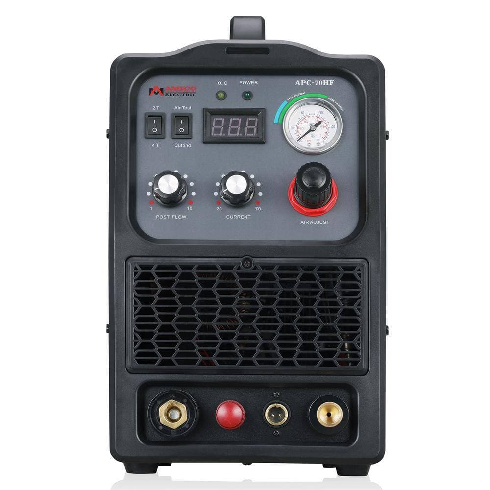 AM AMICO ELECTRIC 70 Amp Non-Touch Pilot Arc Plasma Cutter, 1.2 in. Clean Cut, 80% Duty Cycle 90-Volt to 300-Volt Wide Voltage (3)