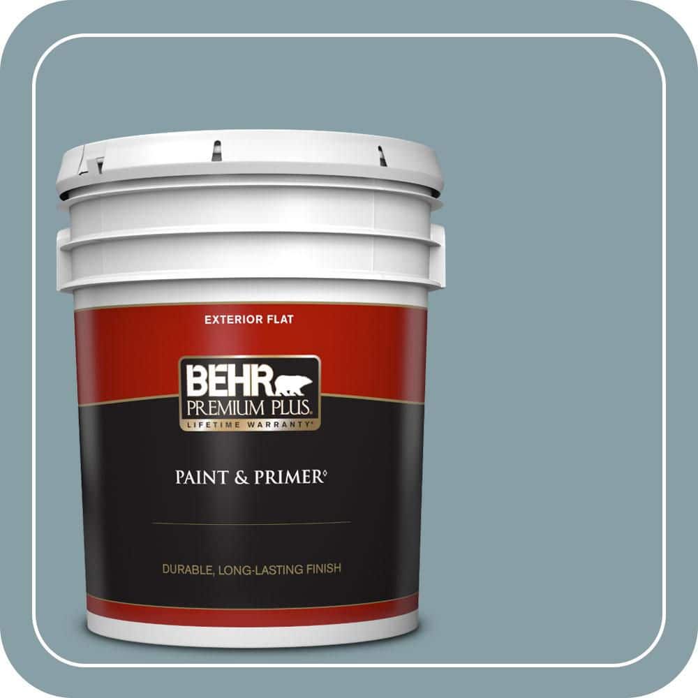 BEHR PREMIUM PLUS #BNC-18 Aqua Gray Enamel Low Odor & Primer