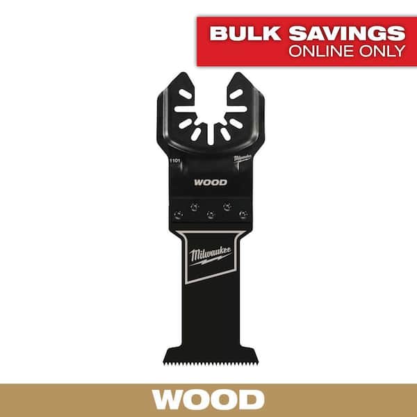 Milwaukee 1-3/8 in. High Carbon Steel Universal Fit Wood Cutting Multi-Tool Oscillating Blade (1-Pack) (2)