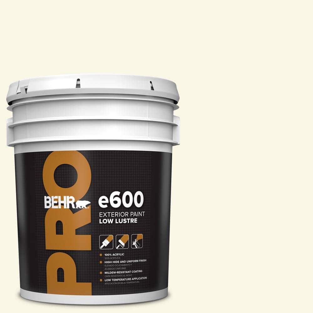 BEHR PRO 5 gal. #W-B-300 Magnolia Blossom Low Luster Exterior Paint