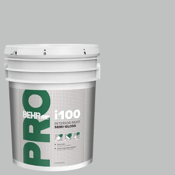 BEHR PRO 5 gal. #PPU26-18 Silver Mine Semi-Gloss Interior Paint (2)