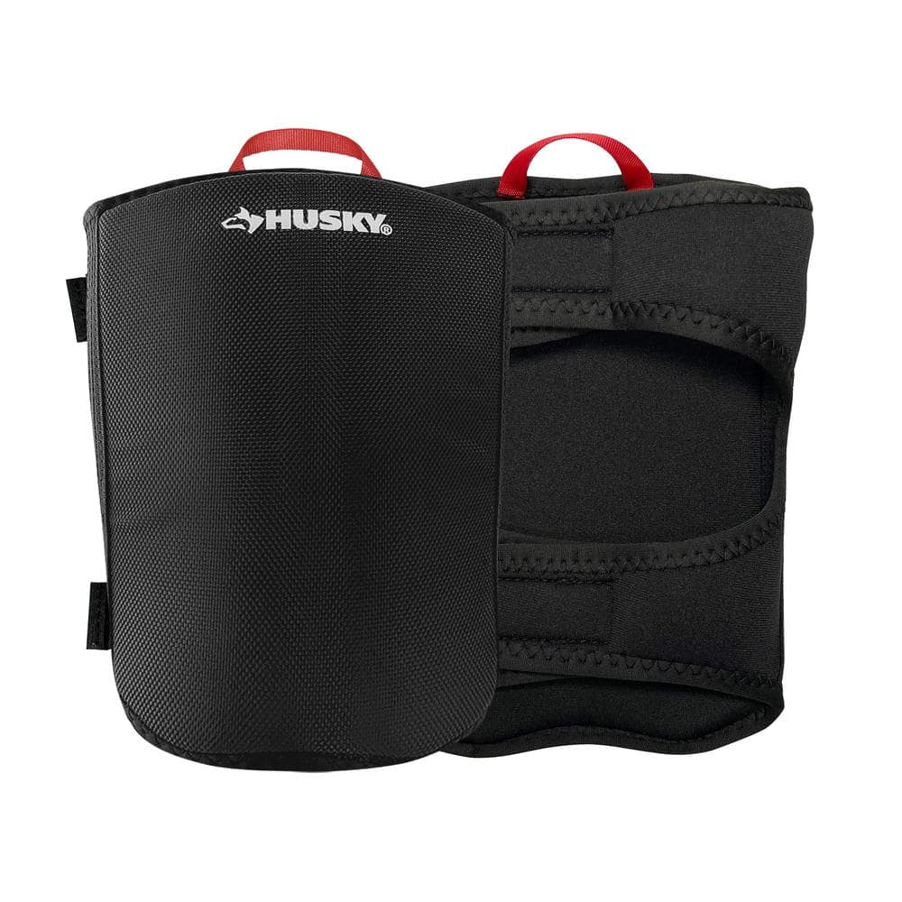 Husky Fabric Cap Foam Non-Marring Knee Pads (2)