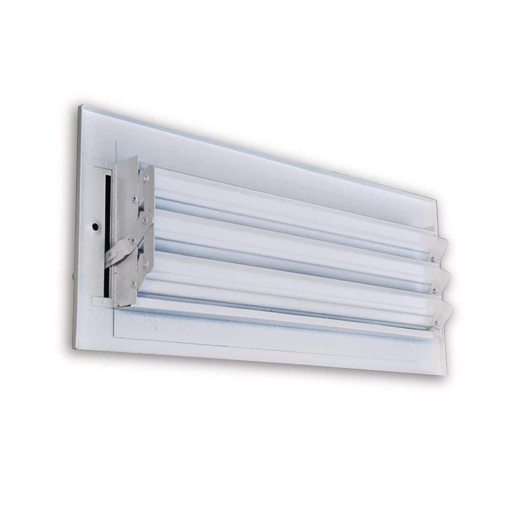 TruAire 8 in. x 6 in. 1-Way Fixed Curved Blade Wall/Ceiling Register (2)
