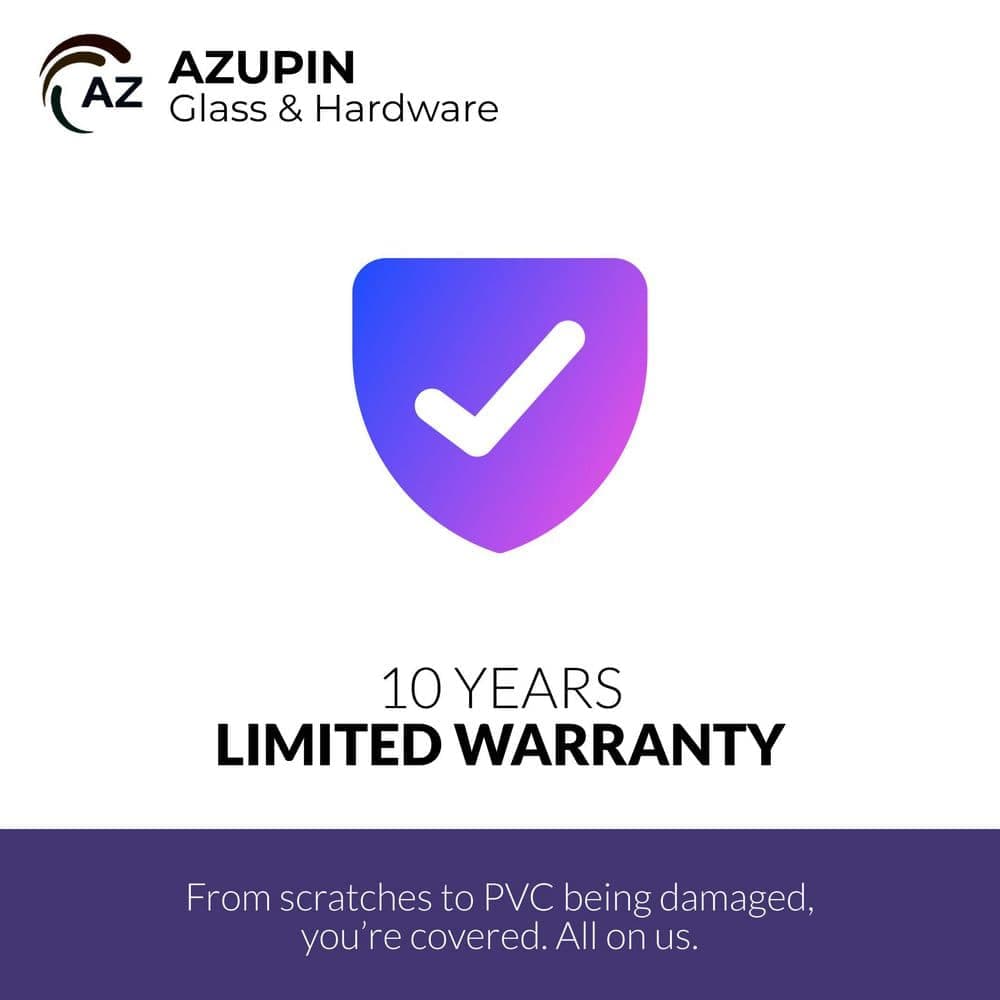 AZUPIN 48 in. L x 32 in. W Curbless Alcove Shower Pan Base with L/R Drain in Black (2)