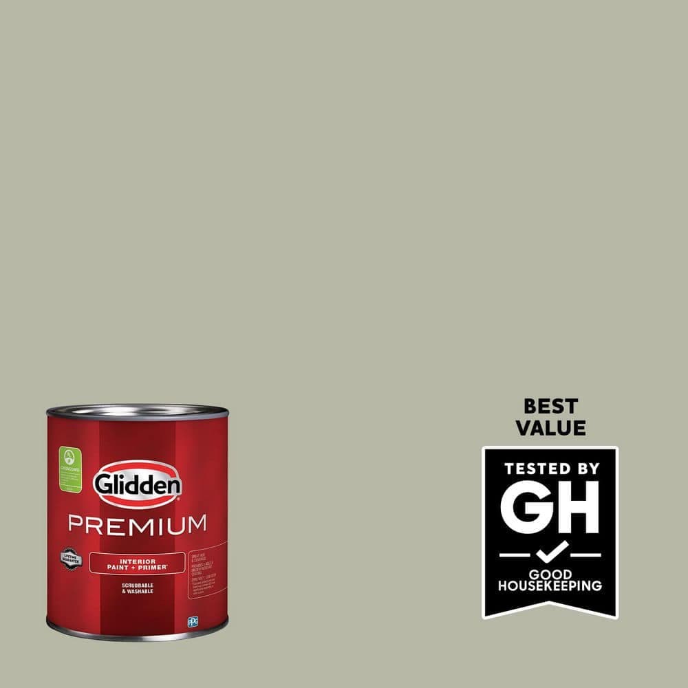 Glidden Premium 1 qt. PPG1028-3 Pine Crush Eggshell Interior Paint