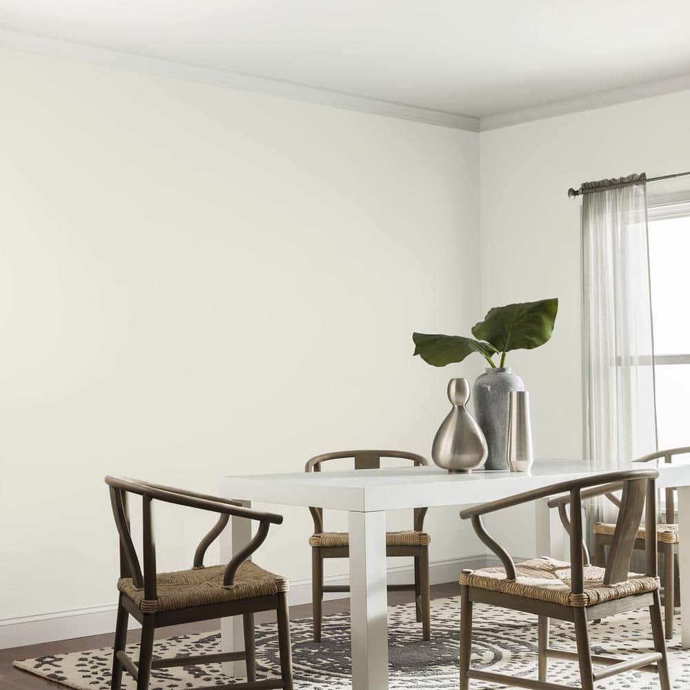 Glidden Premium 1 gal. PPG1111-1 Prairie Winds Eggshell Interior Latex Paint (4)