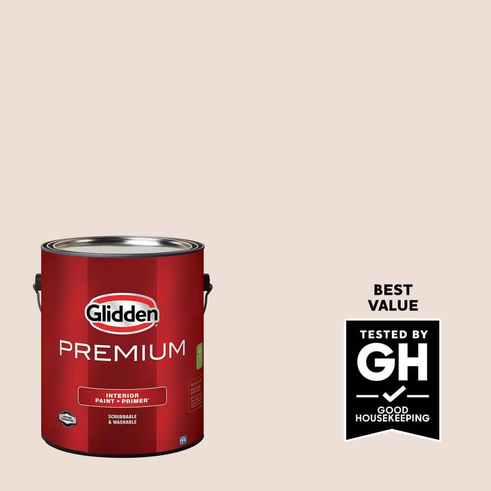 Glidden Premium 1 gal. PPG1068-2 Sablewood Flat Interior Latex Paint