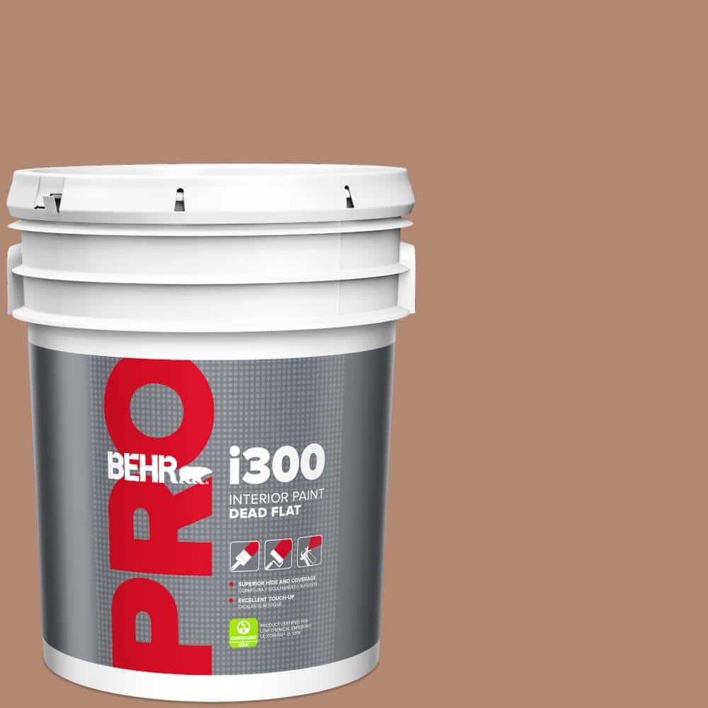 BEHR PRO 5 gal. #S200-5 Minestrone Dead Flat Interior Paint