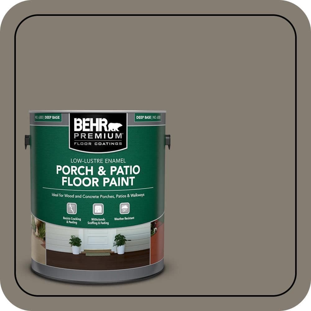BEHR PREMIUM 1 gal. #MQ2-53 Smoky Trout Low-Lustre Enamel Interior/Exterior Porch and Patio Floor Paint