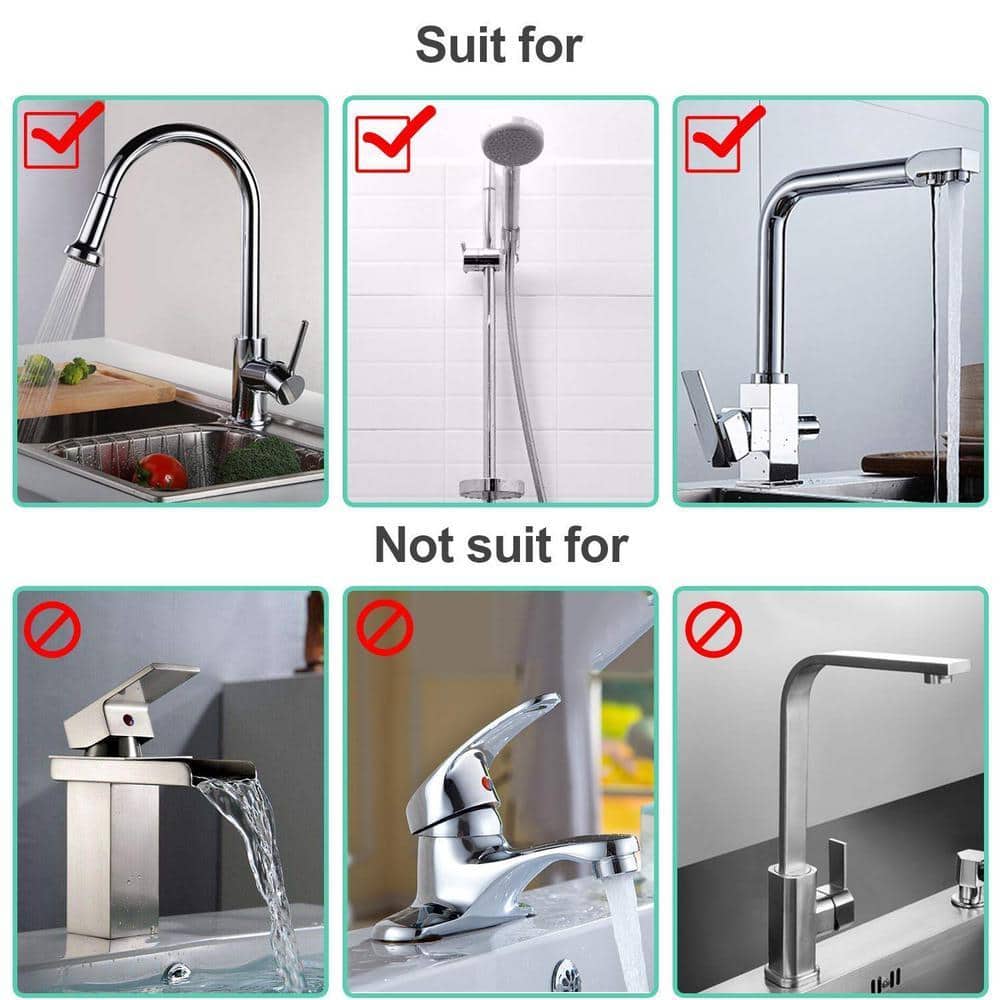 LIGHTSMAX Faucet mounted Caddies Caddies Soap Sponge Storage Rack (3)