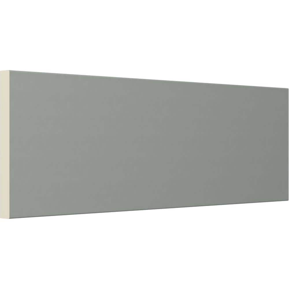 Ekena Millwork 3/4 in. x 7-1/2 in. x 78-3/4 in. Polyurethane Traditional Flat Trim Moulding (2)
