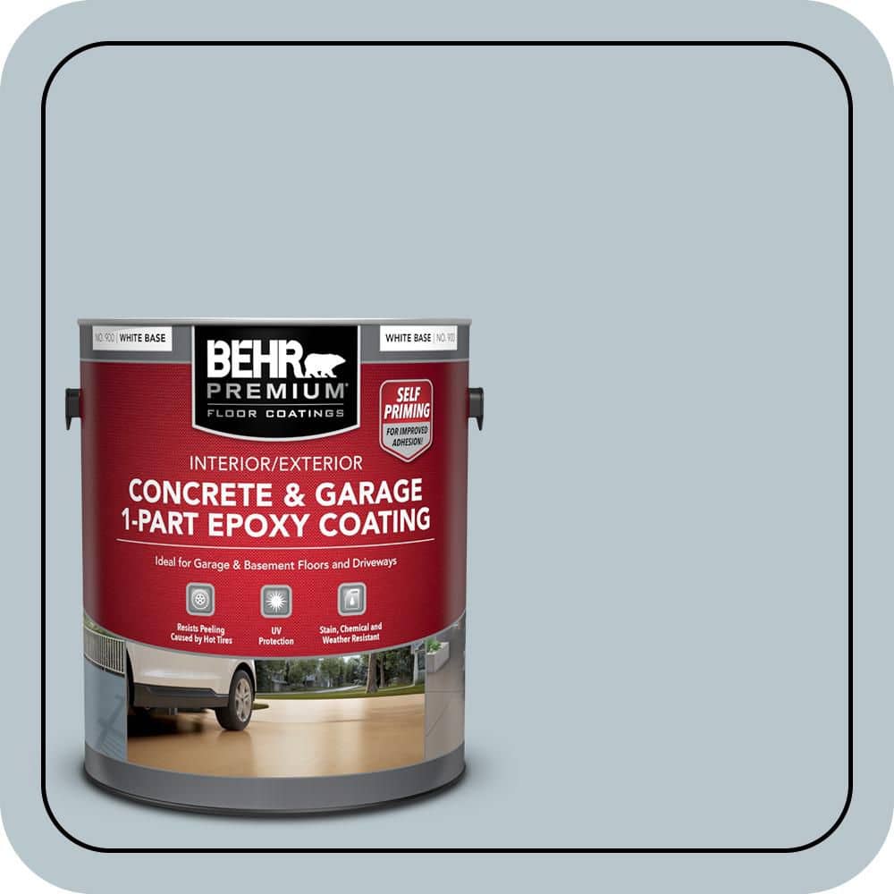 BEHR PREMIUM #N480-2 Self-Priming 1-Part Epoxy Satin Interior/Exterior Concrete and Garage Floor Paint (1)
