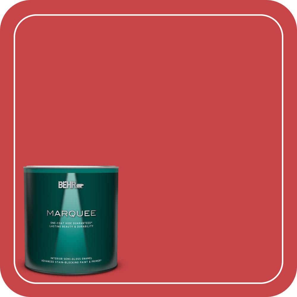 BEHR MARQUEE 1 qt. #P150-6 Whip Lash Semi-Gloss Enamel Interior Paint & Primer